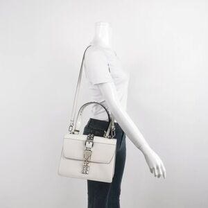 PRADA White Elektra leather handbag